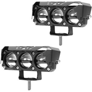 چراغ سه لنز TRI-BEAM X3 کد 2370 بسته 2 عددی