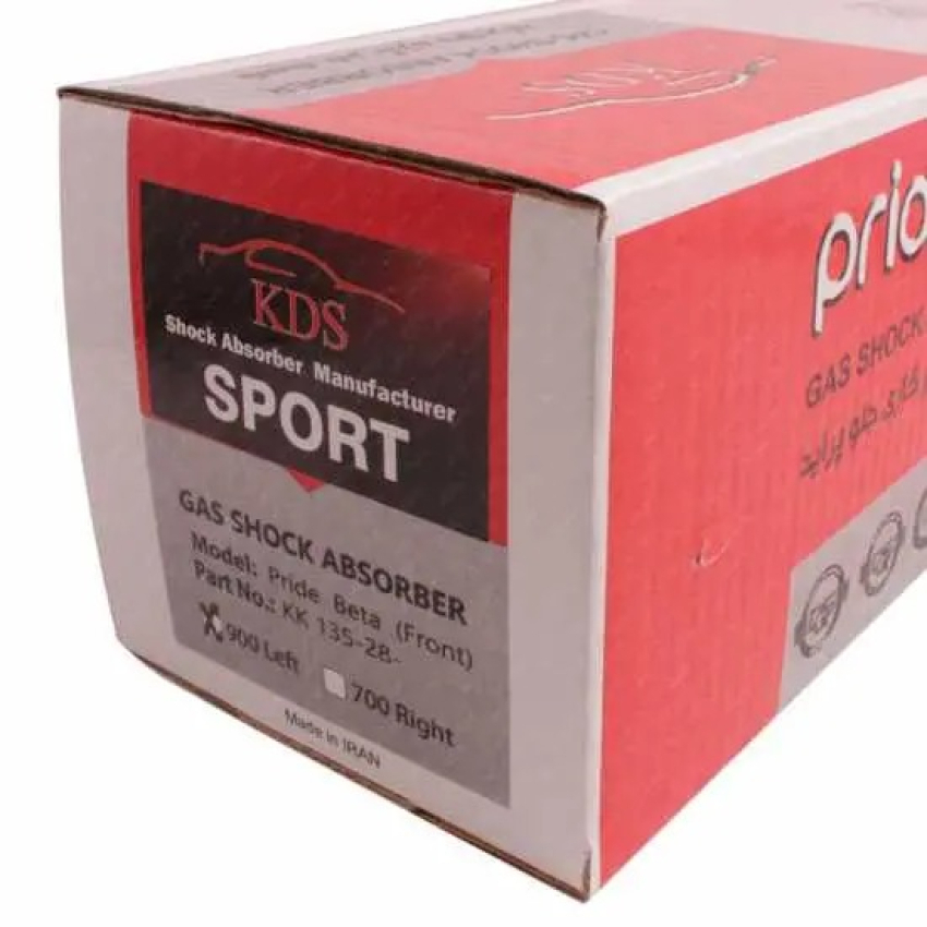 کمک فنر جلو راست و چپ کی دی اس مدل komak1032ran اسپرت پوسته کوتاه مناسب برای پراید بسته 2 عددی