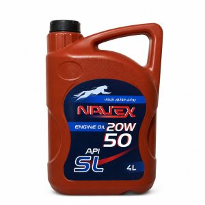 روغن موتور خودرو بنزینی و گازسوز ناوکس مدل SL 20W50 حجم 4 لیتر