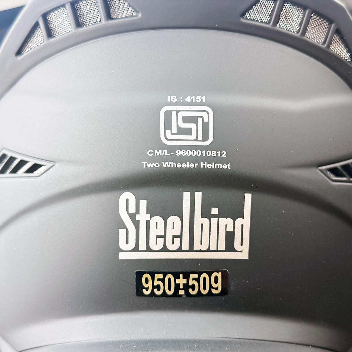 کلاه کاسکت بدون فک استیل برد مدل SBH-23 عینک دار و طلق متحرک کد 2373
