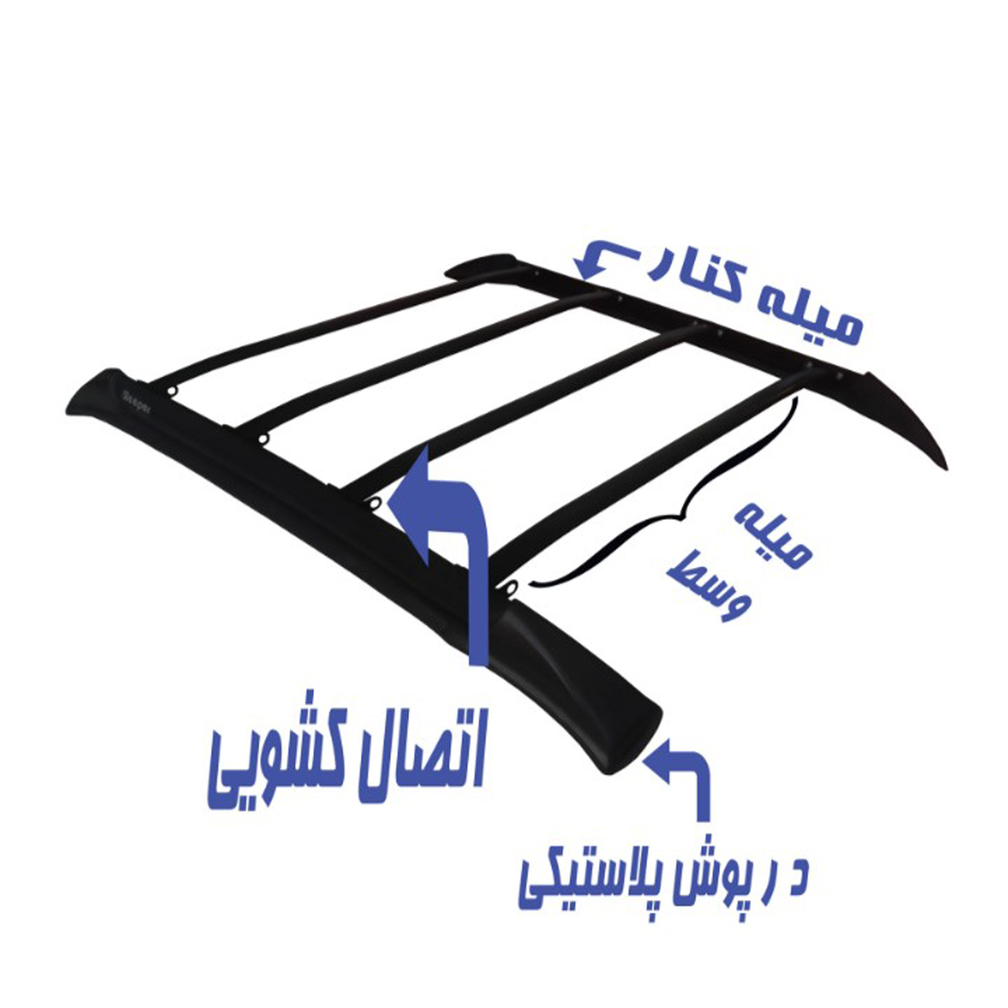 باربند خودرو اسلیپر مدل AL - 1 مناسب برای رنو ال90