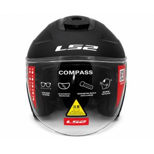 کلاه کاسکت بدون فک مردانه ال اس تو مدل OF628 Compass