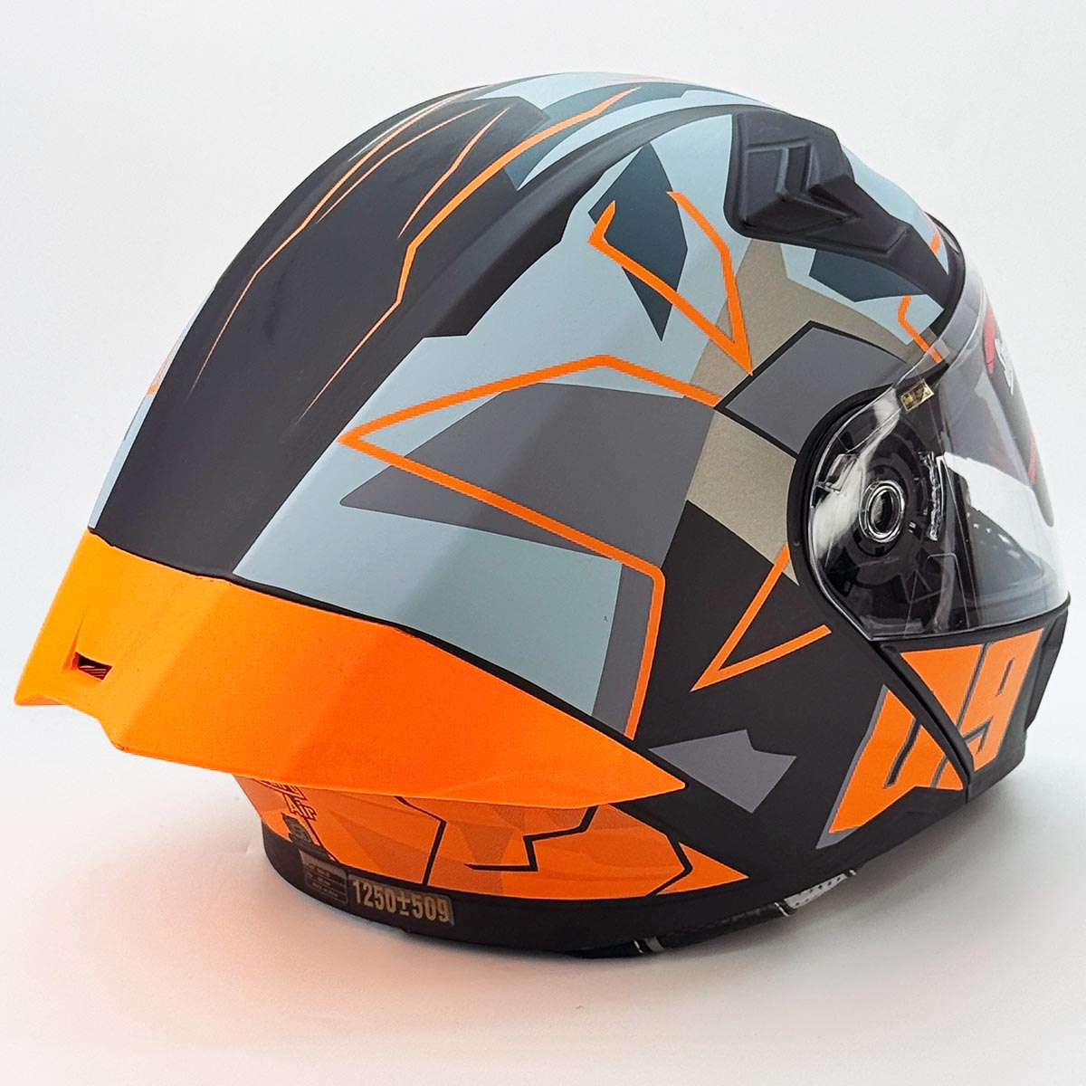کلاه کاسکت فک متحرک استیل برد مدل Dark Rider کد 2376