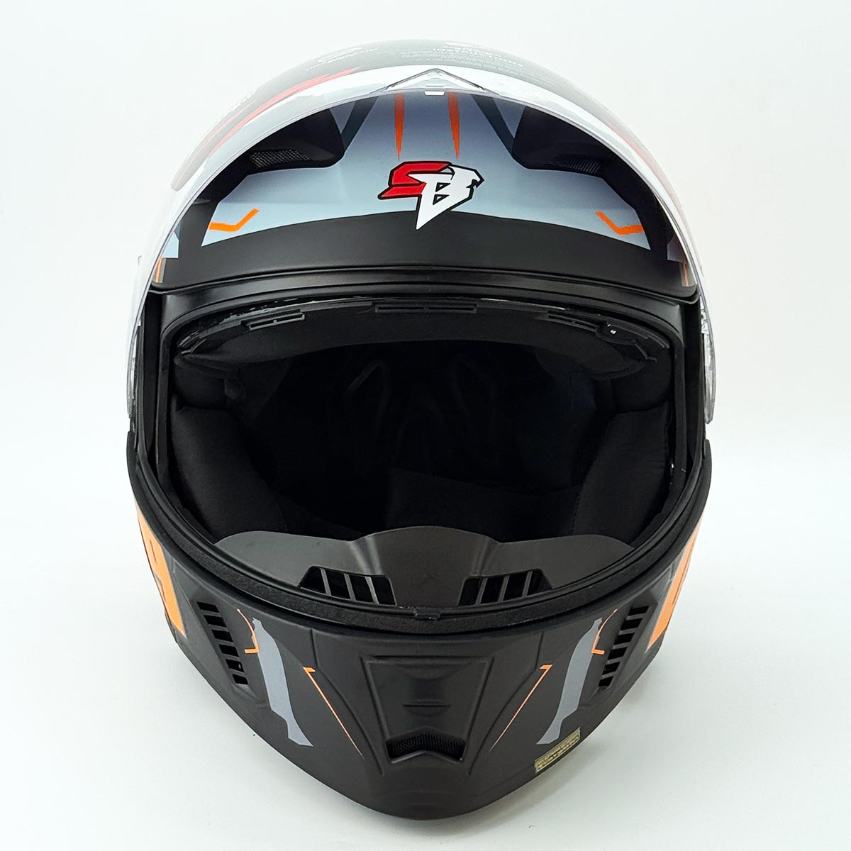 کلاه کاسکت فک متحرک استیل برد مدل Dark Rider کد 2376