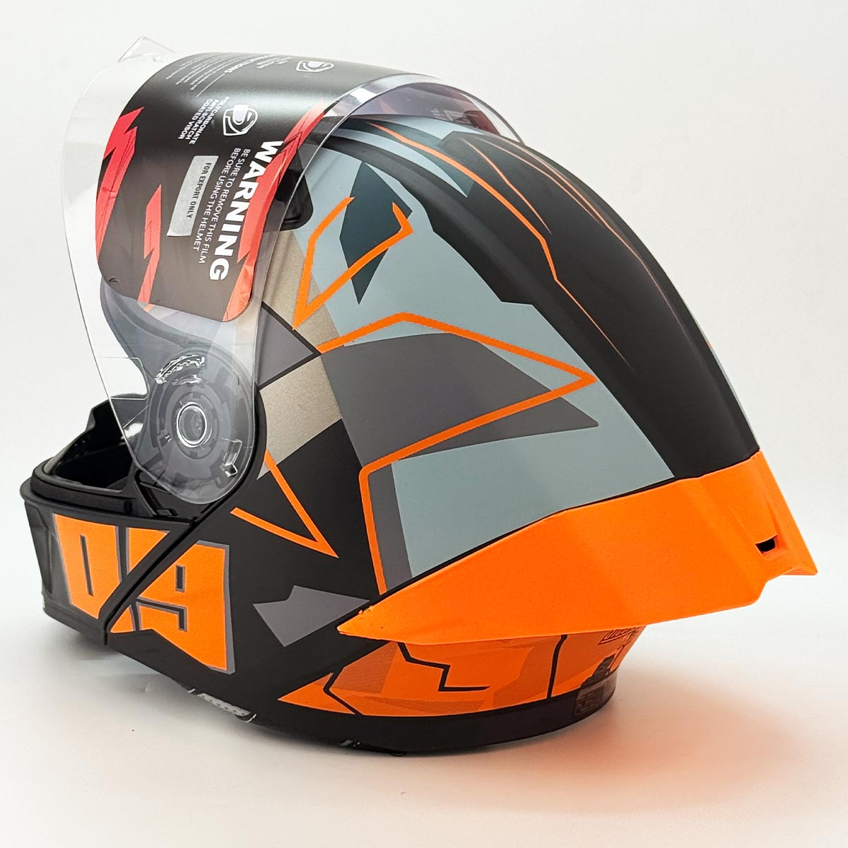 کلاه کاسکت فک متحرک استیل برد مدل Dark Rider کد 2376