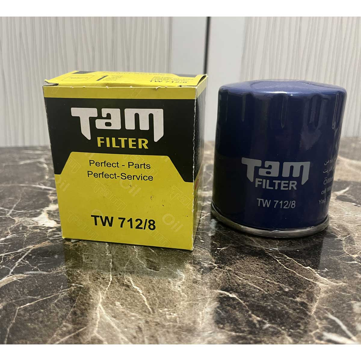 فیلتر روغن خودرو تام مدل TW 712/8 مناسب برای پژو 405 به همراه فیلترهوا و کابین و فیلتر بنزین
