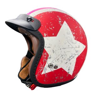 کلاه کاسکت وسپایی راپیدو مدل Red Star-610