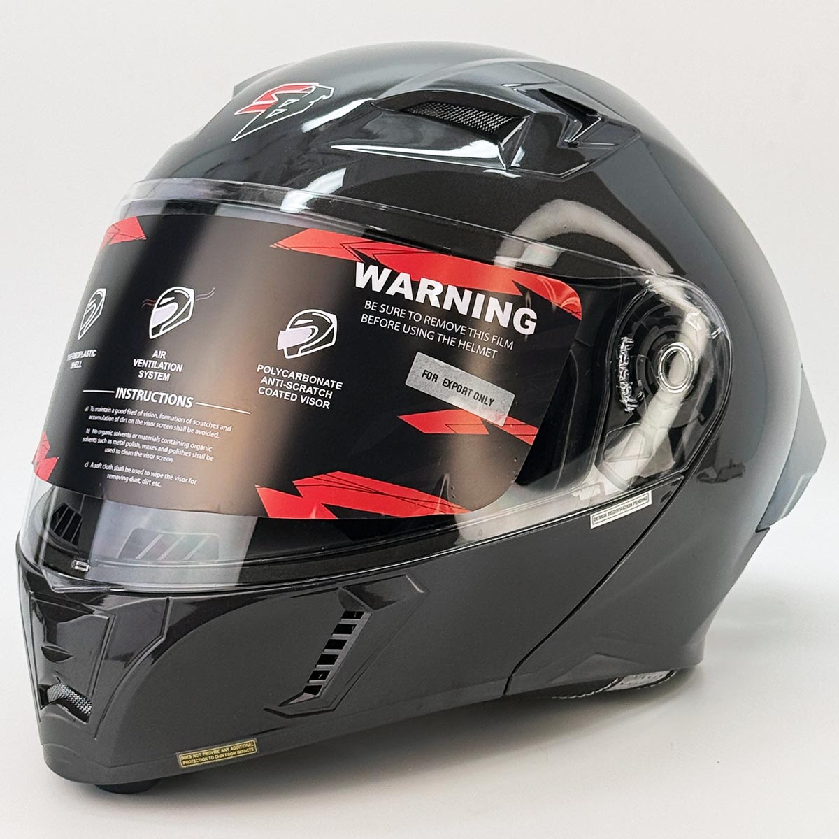 کلاه کاسکت فک متحرک استیل برد مدل Predator کد 2376